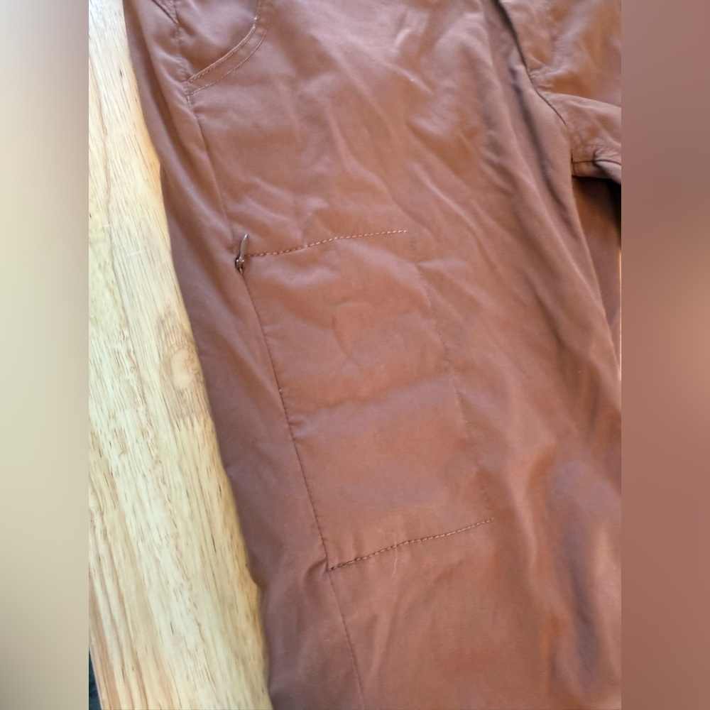 Women’s prana Halle’s hiking pant size 12 burnt orange color - Picture 4 of 12